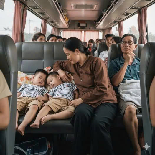 18 năm trước, nhìn thấy 2 đứa trẻ sinh đôi bị bỏ rơi trên xe khách tôi không đành lòng nên đón về nu;/ôi, nào ngờ sáng nay, mẹ ruột của chúng bất ngờ quay về