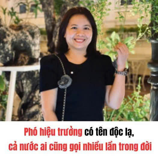 Phó hiệu trưởng có tên độc lạ, cả nước ai cũng gọi nhiều lần trong đời