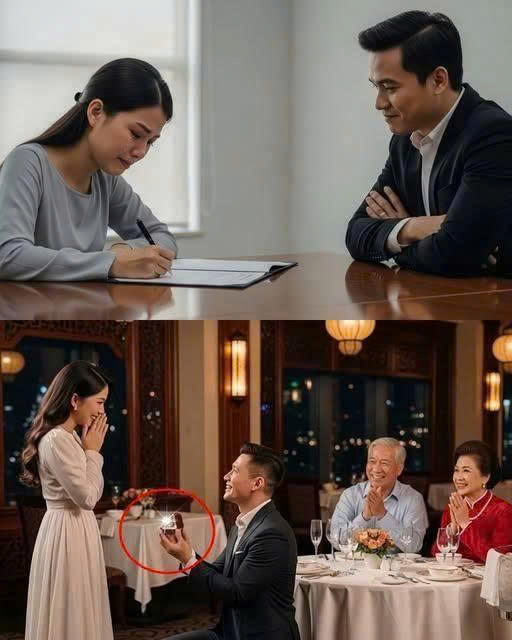 Vợ vừa kí vào đơn ly hôn chồng hí hửng mua nhẫn kim cương giá 1 tỷ cầu hôn ti:;ểu ta::m