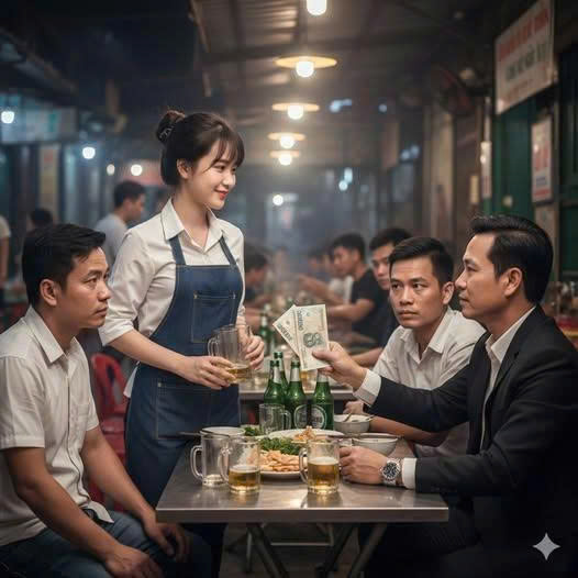 Cô sinh viên trẻ đẹp rửa cốc ở quán bia được vị giám đốc boa cho 1 triệu và hỏi tên cô gái. Chỉ đúng 1 tuần sau, vợ con ông ấy đến gặp cô gái nói cho cô 1 sự thật điếng người