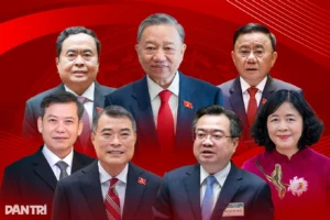 Công bố danh sách Ủy viên Bộ Chính trị khóa XIV