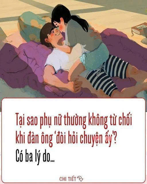 Tại sao phụ nữ thường không từ chối khi đàn ông ‘đòi hỏi chuyện ấ.y’? Có ba lý do