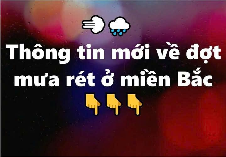 Thông tin mới về đợt mưa rét ở miền Bắc